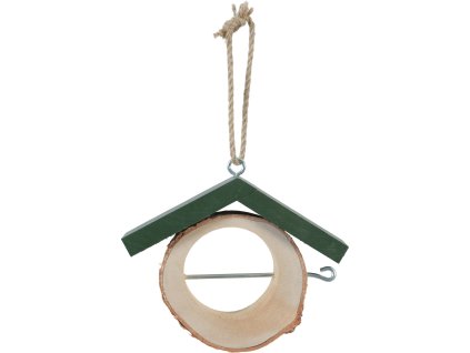 96085 1 budka krmitko hut na jablko drevo zelena zolux