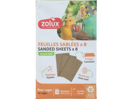 100528 1 pi skove podloz ky pro pta ky s 36x21cm 8ks zolux