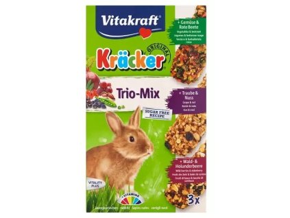 45180 vitakraft rodent rabbit poch krack trio mix 3ks