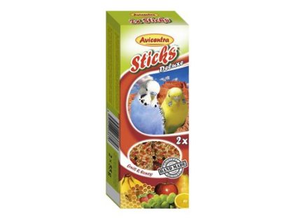 21678 avicentra tycinky pro andulky s ovocem a medem 2 ks z kategorie chovatelske potreby pro ptaky a papousky pamlsky pro papousky