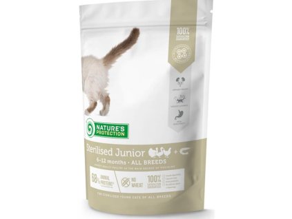 102583 nature s protection cat dry junior neutered 400 g