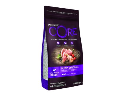 96949 wellness core dog original puppy small medium kruta a kure 1 5kg