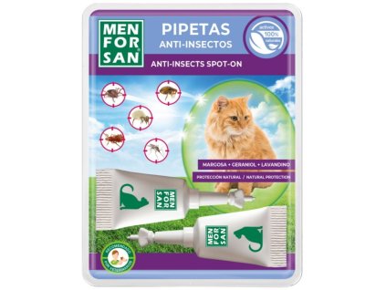 6813 1 menforsan antiparazitni pipety pro kocky 2 kusy