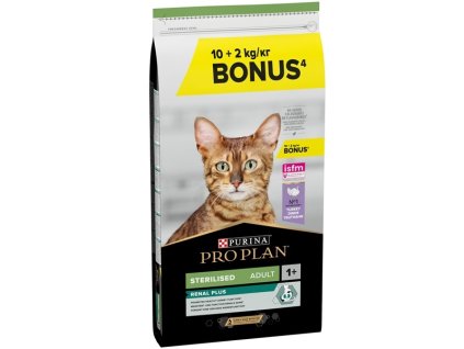 95329 3 pro plan cat adult sterilised renal plus kruta 10 2 kg zdarma