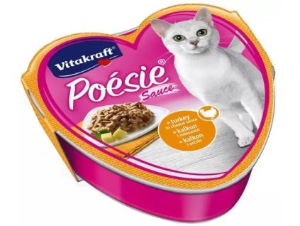 26184 2 vitakraft cat poesie vanicka stava krocan v syrove omacce 85g