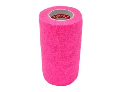 44334 1 obinadlo elast copoly 10cm x 4 5m ruzova neon z kategorie chovatelske potreby a krmiva pro psy vitaminy a leciva pro psy akutni osetreni psa