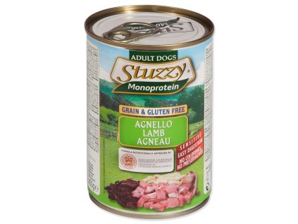 53829 1 konzerva stuzzy dog monoprotein jehneci 400 g z kategorie chovatelske potreby a krmiva pro psy krmiva pro psy konzervy pro psy