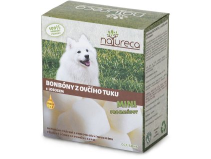 36174 1 bonbony z ovciho tuku s lososem mini 250gr