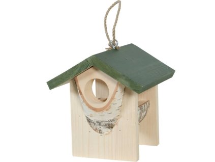 96073 1 budka krmitko hut drevena l zelena zolux