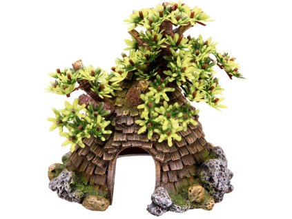 12459 1 nobby akvarijni dekorace chatrc 17 x 14 5 x 17 5 cm z kategorie akvaristicke a teraristicke potreby dekorace do akvaria rujny hradby