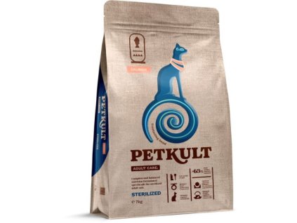 115105 petkult cat sterilised salmon 7kg