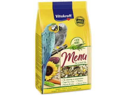 60425 1 vitakraft menu parrot 1 kg z kategorie chovatelske potreby pro ptaky a papousky krmivo pro papousky