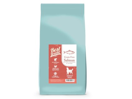 80580 best breeder grain free salmon trout sweet potato asparagus