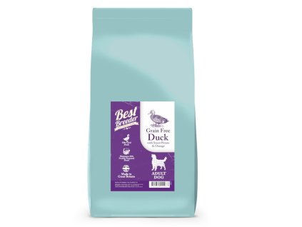 80631 best breeder grain free duck sweet potato orange