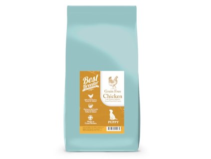 80586 2 best breeder grain free puppy chicken with sweet potato carrots peas