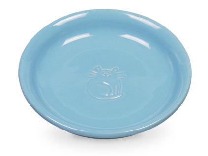 2130 1 nobby nizka keramicka miska modra 100ml z kategorie chovatelske potreby a krmiva pro kocky misky davkovace pro kocky keramicke misky pro kocky