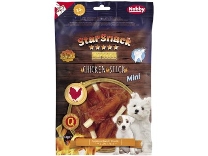 6093 2 nobby starsnack bbq chicken stick mini kosticky s kurecim masem 113g z kategorie chovatelske potreby a krmiva pro psy pamlsky pro psy susena masicka pro psy