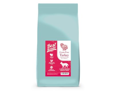 80610 3 best breeder grain free large breed turkey sweet potato cranberry