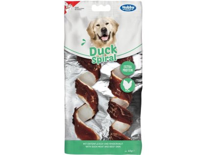 91678 nobby classic pamlsky kachni spiraly 60g