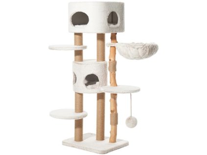 112766 skrabadlo loya 151cm hnedo bile nobby