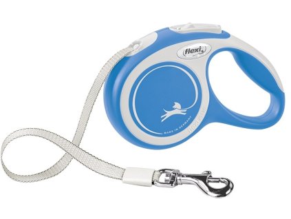 29010 2 flexi new comfort xs voditko pasek 3m 12kg modra z kategorie chovatelske potreby a krmiva pro psy obojky voditka a postroje pro psy voditka pro psy samonavijeci voditka pro psy