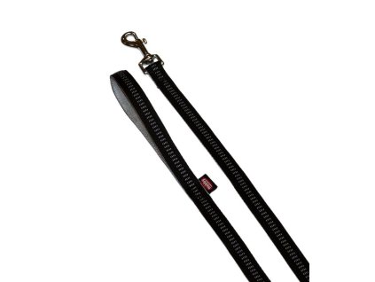 6051 1 nobby soft grip voditko nylon 120cm 20mm cerna z kategorie chovatelske potreby a krmiva pro psy obojky voditka a postroje pro psy voditka pro psy klasicka voditka pro psy