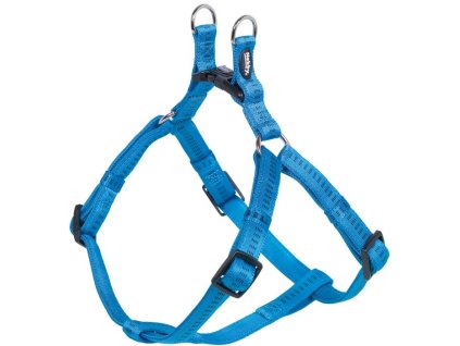16098 1 nobby soft grip postroj svetle modry nylon s m 40 56cm z kategorie chovatelske potreby a krmiva pro psy obojky voditka a postroje pro psy postroje pro psy