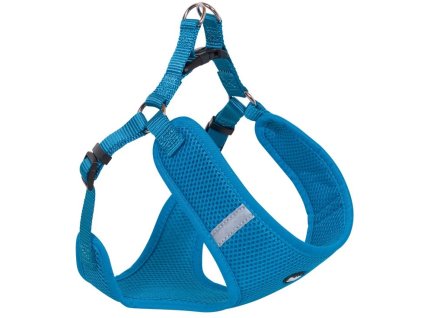 58550 nobby hrudni postroj mesh reflect svetle modra xs z kategorie chovatelske potreby a krmiva pro psy obojky voditka a postroje pro psy postroje pro psy