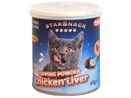 112817 nobby starsnack topping powder cat chicken liver with catnip 60 g