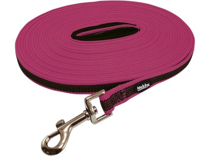 22902 1 nobby stopovaci protiskluzove voditko ruzova 17mm 15m z kategorie chovatelske potreby a krmiva pro psy obojky voditka a postroje pro psy voditka pro psy stopovaci voditka pro psy