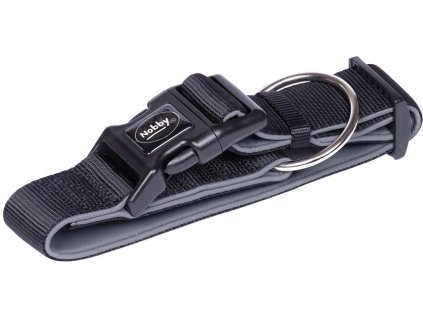 20397 1 nobby classic preno extra siroky obojek neopren cerna l 32 45cm z kategorie chovatelske potreby a krmiva pro psy obojky voditka a postroje pro psy obojky pro psy