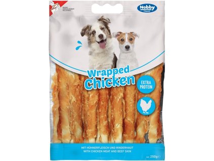 91675 nobby classic pamlsky hovezi tycky obalene kuretem 250g