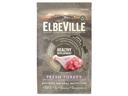 89094 2 krmivo elbeville puppy and junior mini healthy development fresh turkey 1 4kg