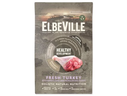 89091 2 krmivo elbeville puppy and junior mini healthy development fresh turkey 4kg
