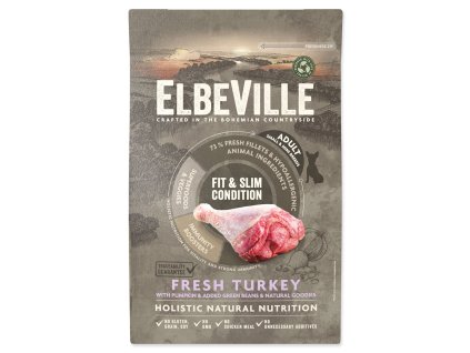 89085 2 krmivo elbeville adult mini fit and slim condition fresh turkey 4kg