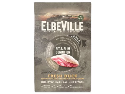 89136 2 krmivo elbeville senior mini fit and slim condition fresh duck 4kg