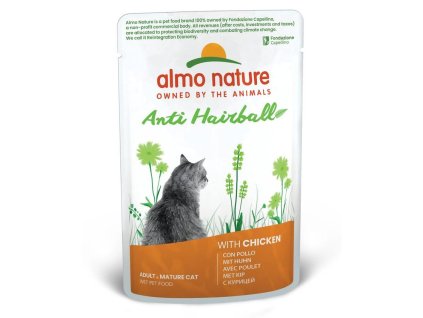 51234 almo nature holistic anti hairball kure 70g