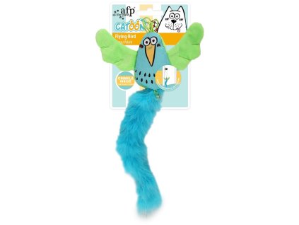 87735 afp catoon letajici ptacek se santou