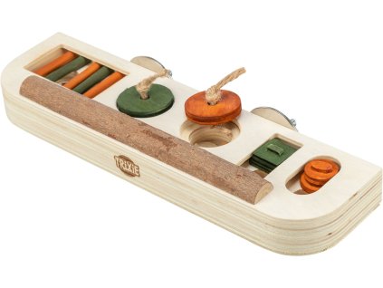 90294 7 trixie aktivity hraci tac na pamlsky pro ptaky 25 x 4 x 9 cm