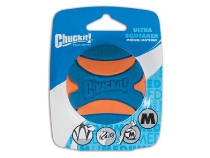 86424 chuckit micek ultra squeaker ball medium 6 5 cm piskaci