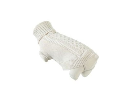 117166 oblecek svetr rolak pro psy megeve kremovy 30cm zolux