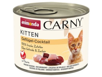 1005 1 animonda carny kitten konzerva drubezi koktejl 200g