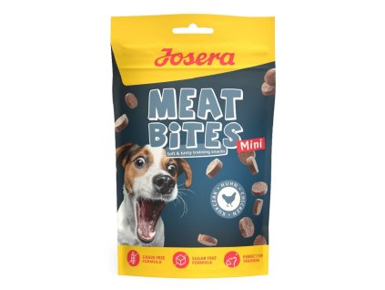 105439 josera pamlsky meat bites mini dog kureci 70g