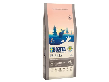 92449 bozita purely dog puppy junior large elk gf 11 kg