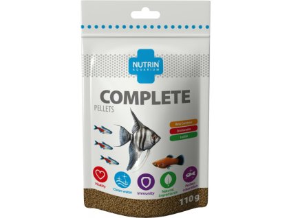 30639 1 nutrin aquarium complete pellets 110g z kategorie akvaristicke a teraristicke potreby krmiva akvarijni rybicky