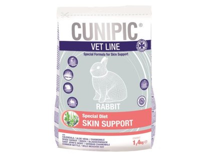 94756 cunipic vetline rabbit skin support 1 4 kg