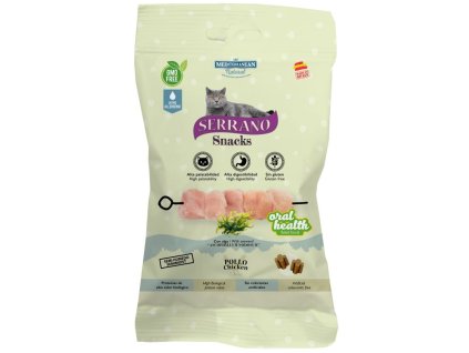 90345 2 serrano snack cat oral care chicken 50 g