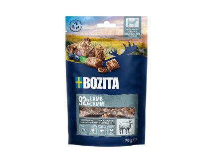 110800 bozita dog snacks meaty bites lamb gf 70 g