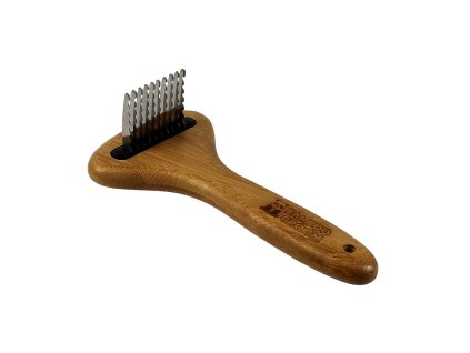 98305 bamboo groom velky hreben vycesavaci s nozi z nerezove oceli