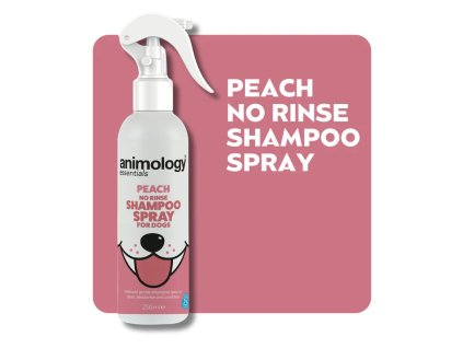 109477 animology essentials bezoplachovy sampon pro psy ve spreji s broskvovou vuni 2204202512301086107